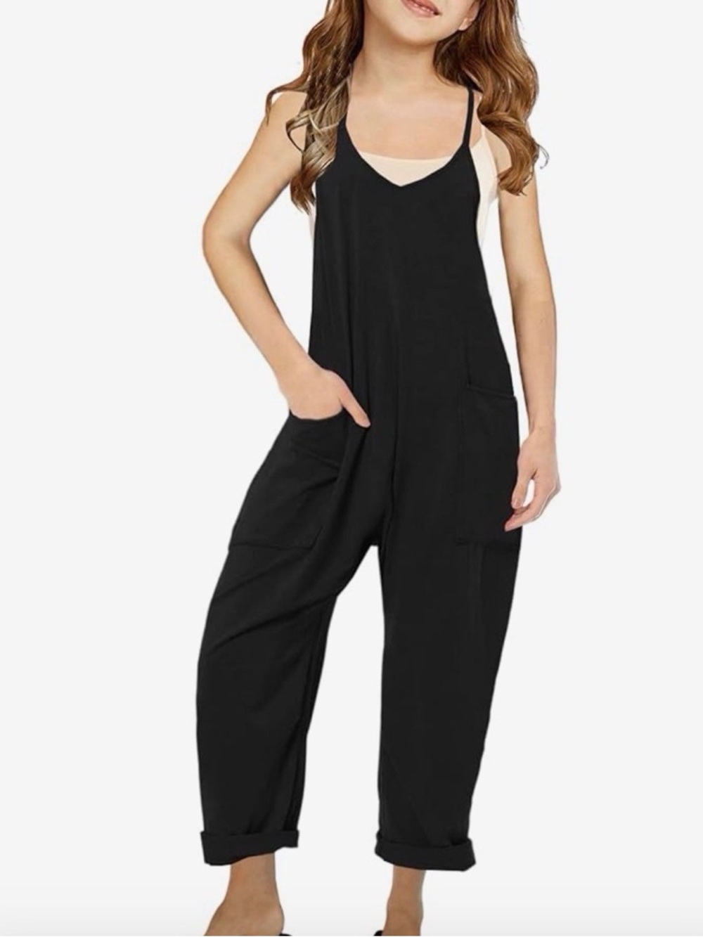 Girls Black Romper Size 10/12 (150)